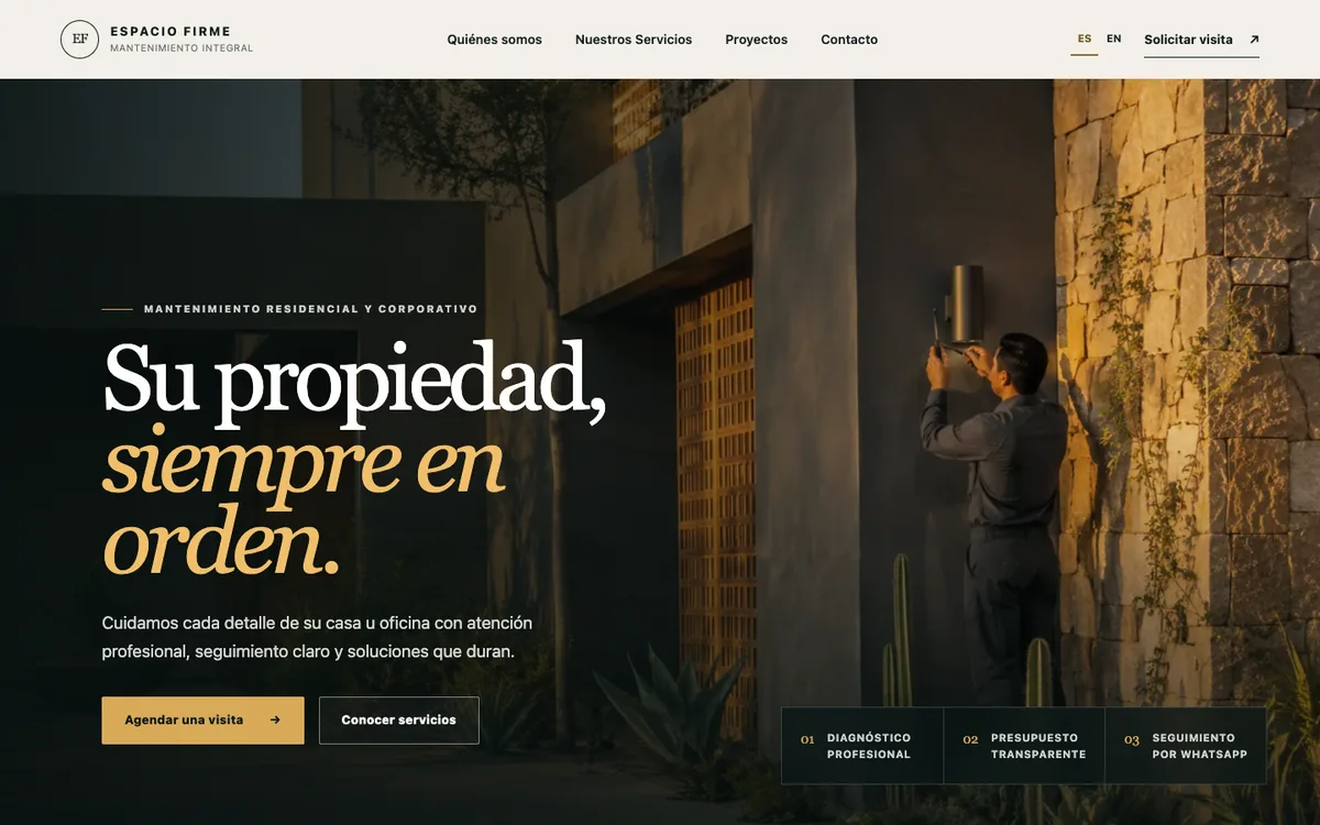 Espacio Firme, mantenimiento e ingeniería inmobiliaria