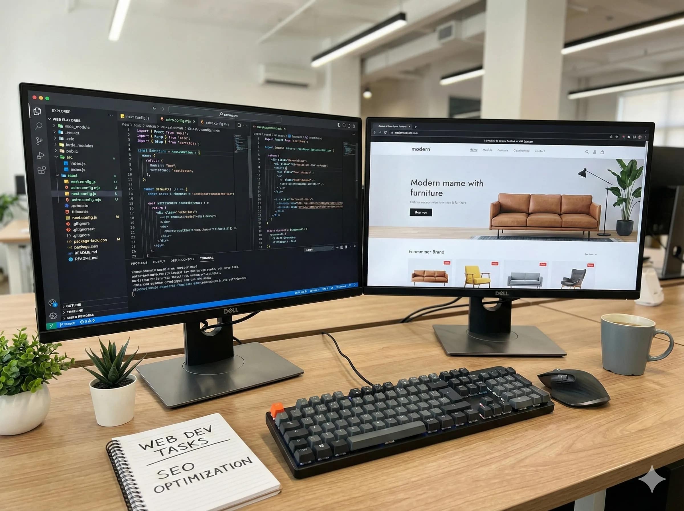 Sviluppo web: React Next.js sviluppo enterprise